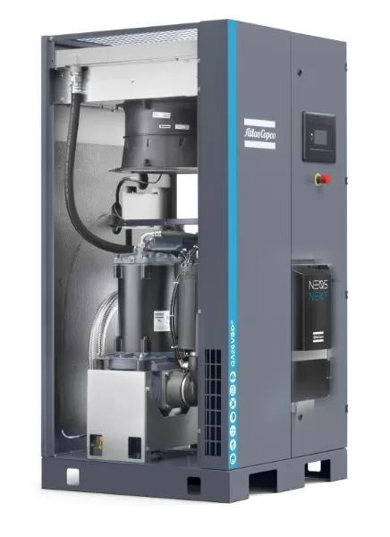 Compresseurs d’air rotatifs à vis lubrifiées Atlas Copco Gamme GA VSDs