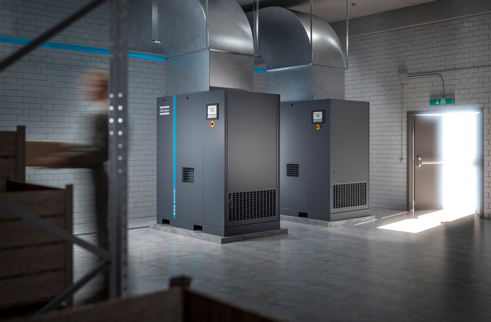 compresseur d'air lubrifié